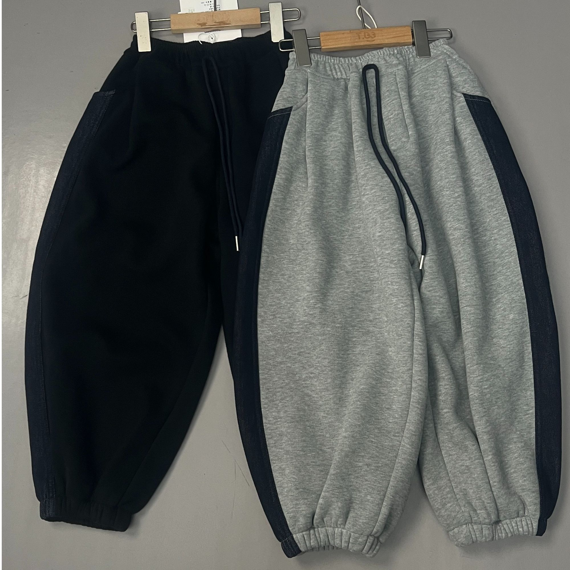 【两色可选】TIC D833 加绒卫裤休闲裤百搭宽松日系韩版0139