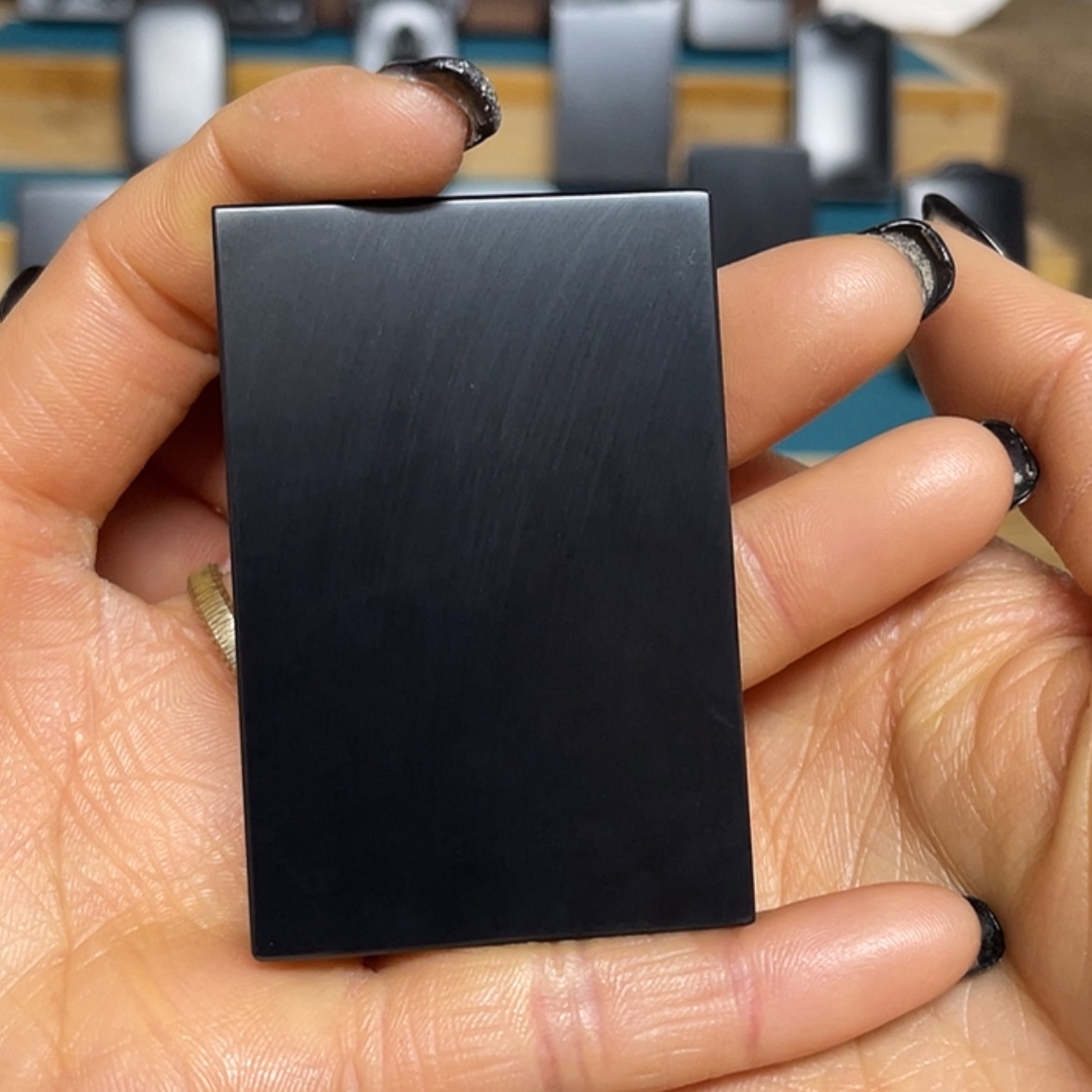 【闪购商品】和田玉（墨玉）吊坠(不含链)未镶嵌高羊脂46牌