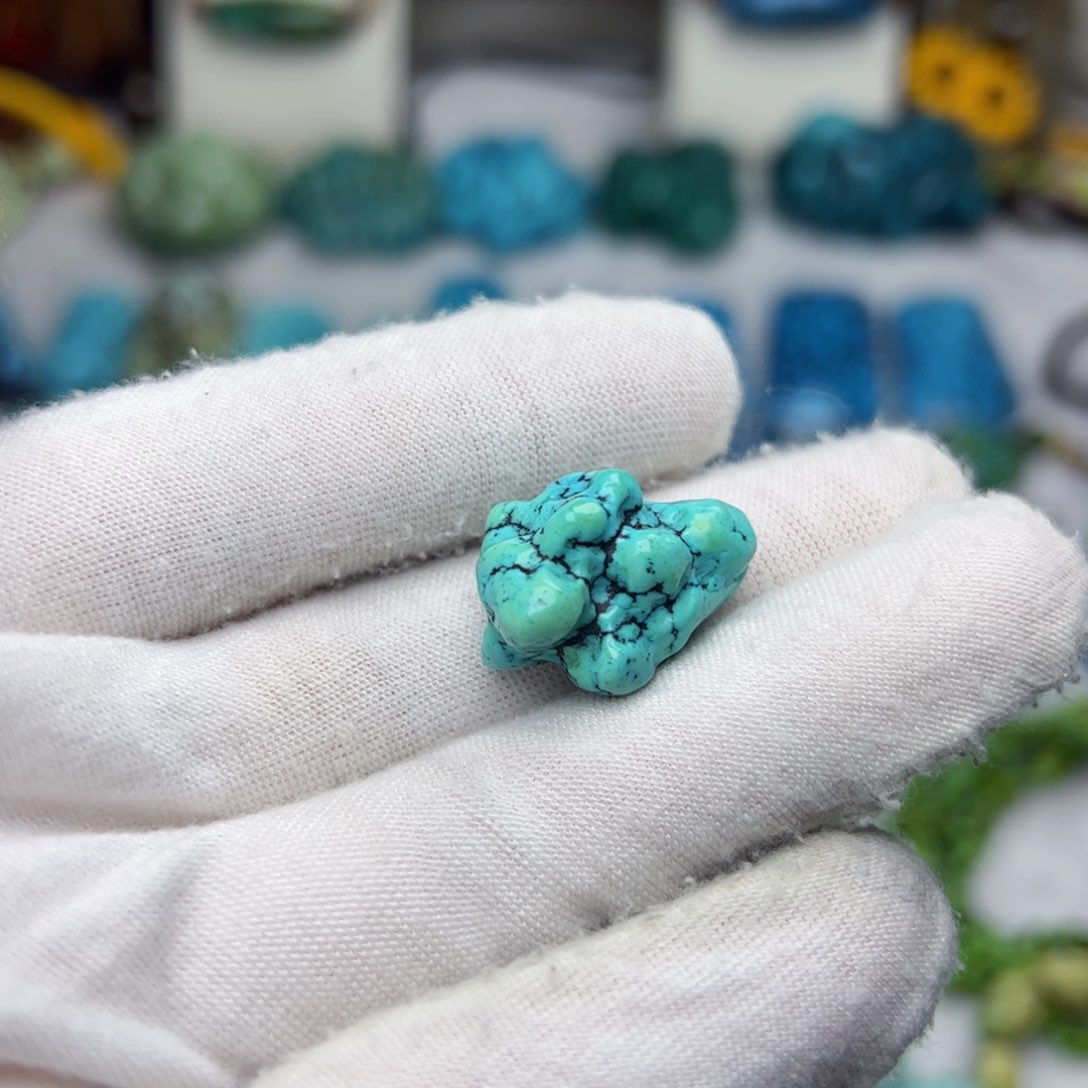 绿松石珠宝奇石未镶嵌