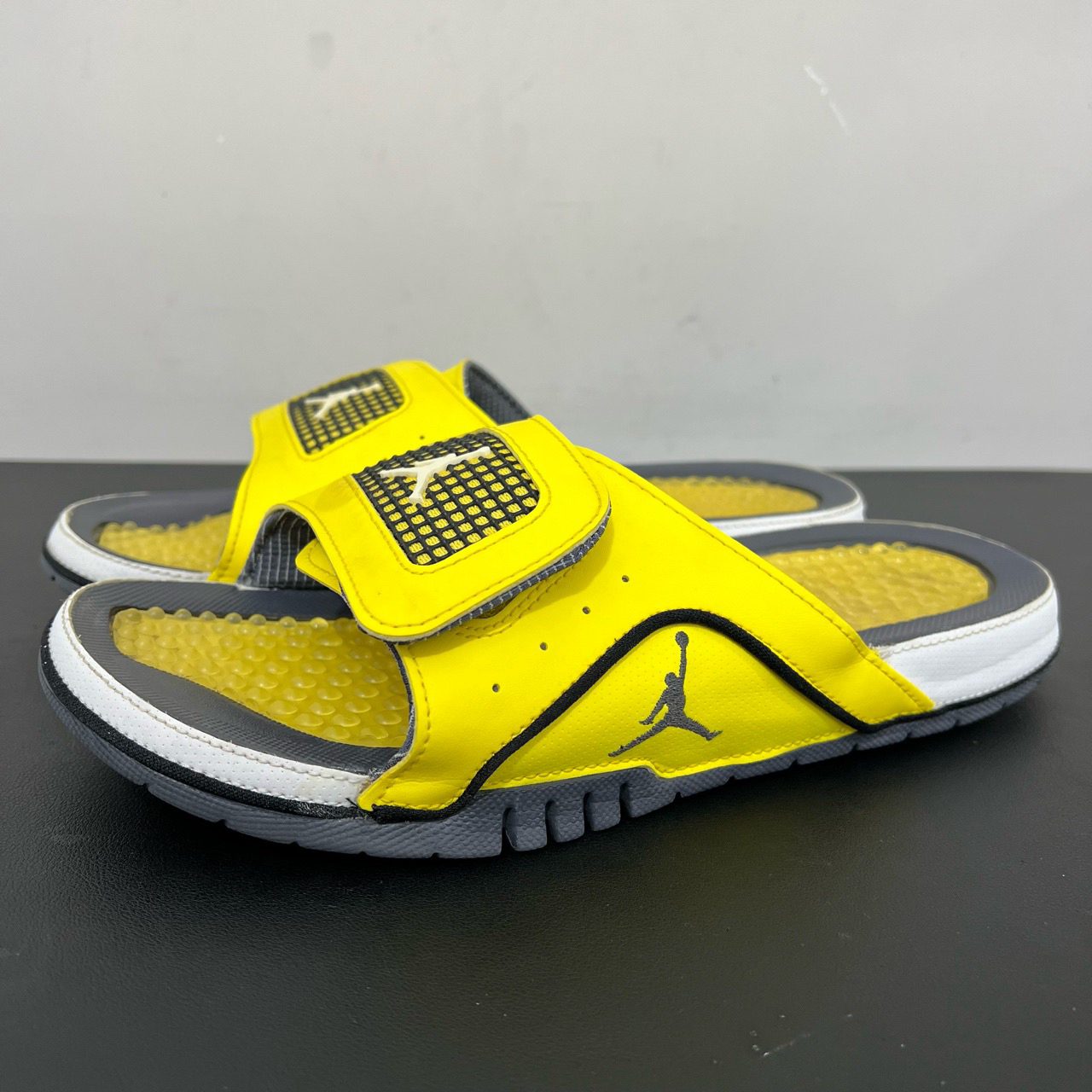 99新 AIR JORDAN 44码/AJ4 Hydro4 一字拖电母拖鞋/99新/无原盒