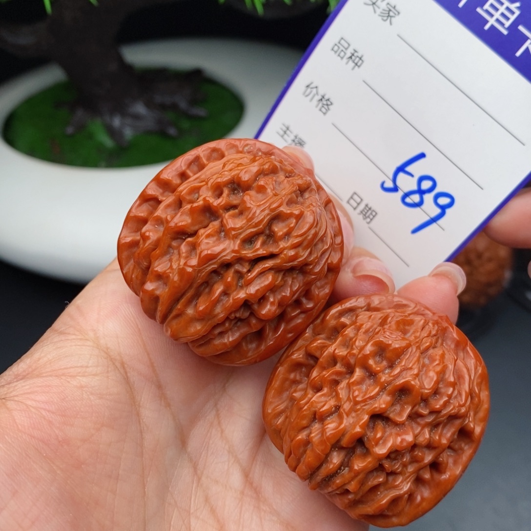 文玩核桃把件39四座楼589