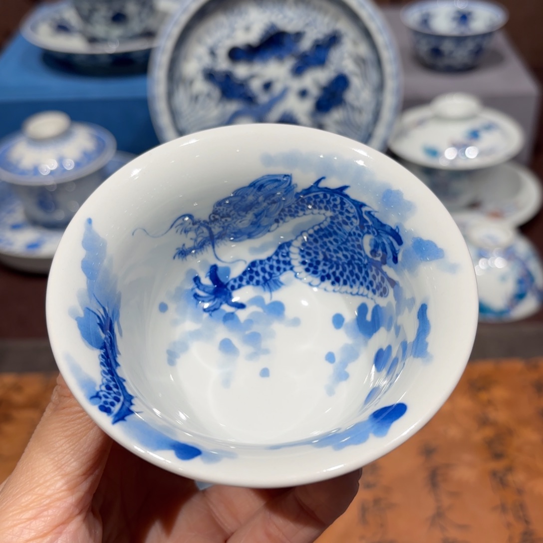 瓷片景德镇纯手工手绘