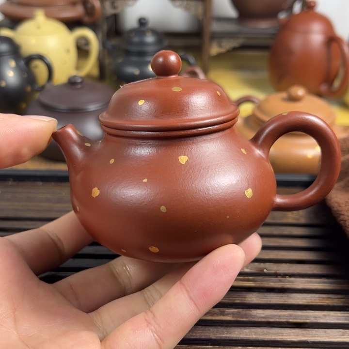 紫砂茶壶原矿紫砂半手工制作