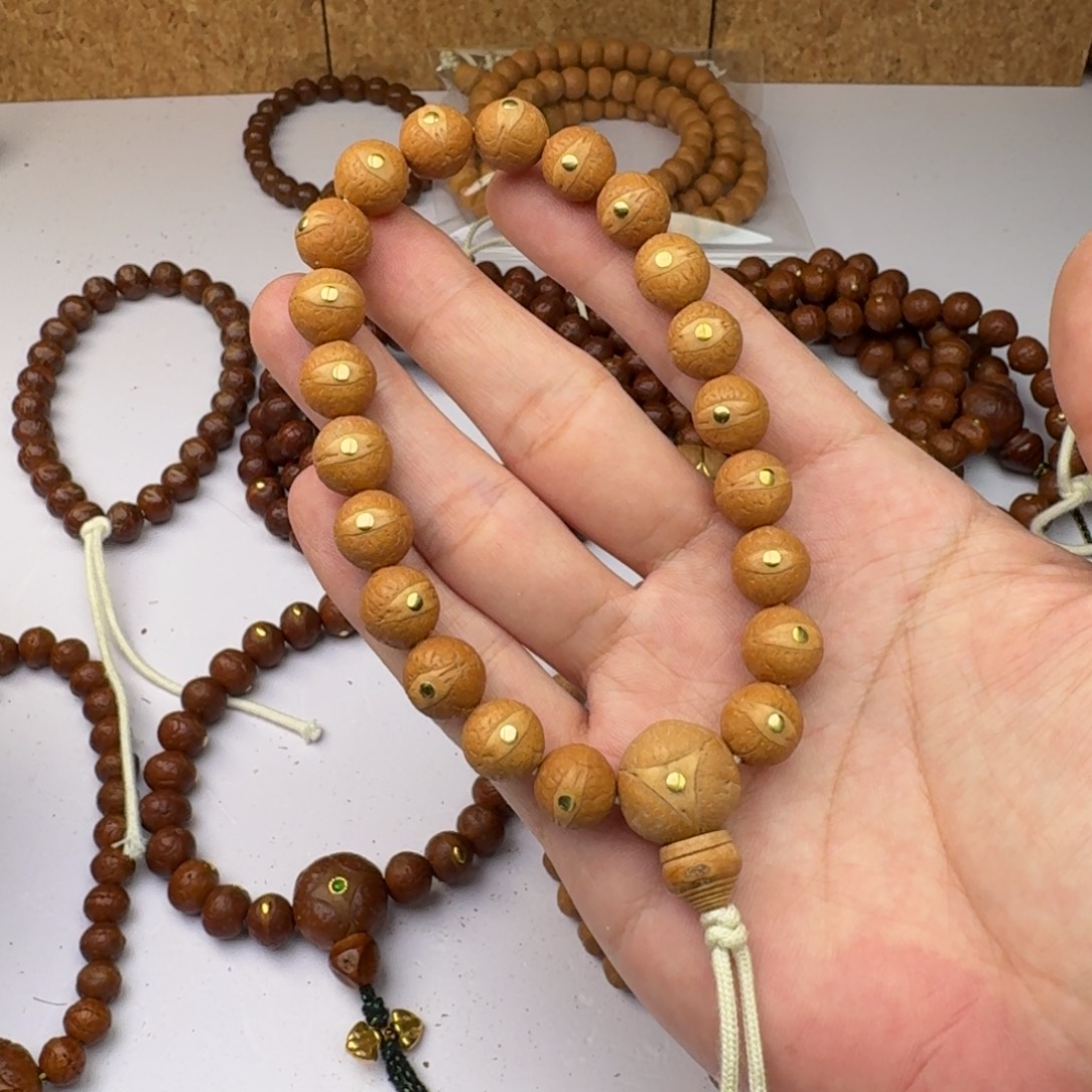 手串凤眼菩提11铜钉