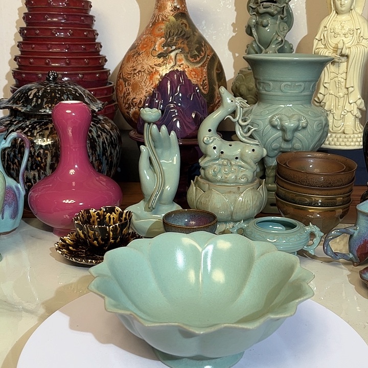 瓷片摆件摆件摆件