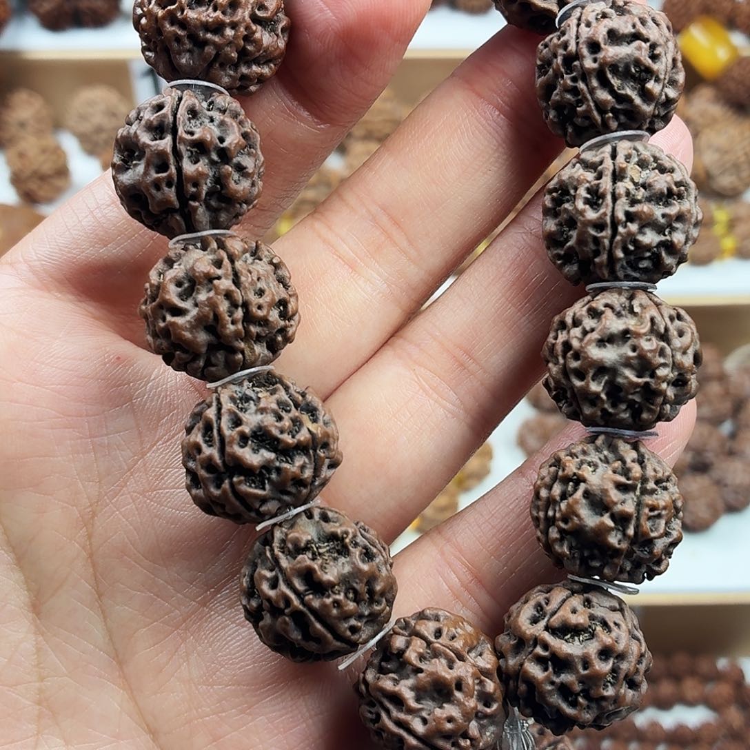 金刚菩提手串精品梅花粗筋蜂窝