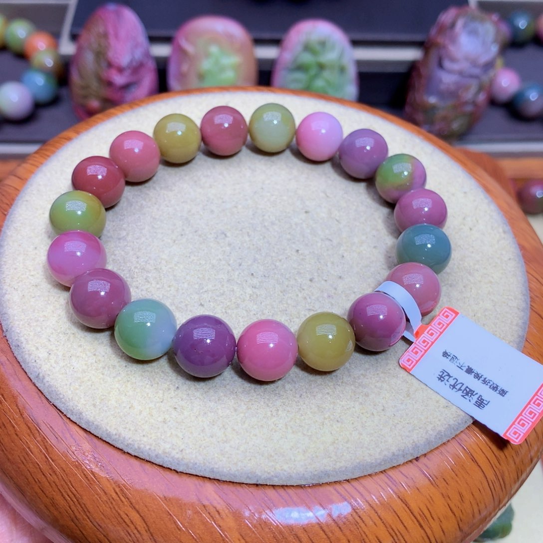 玛瑙手链未镶嵌纯*盐源