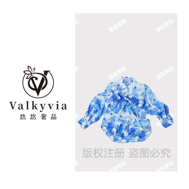 【Valkyvia/悠悠奢品】[蓝城旧事]气质百搭设计重工时尚衬衫WS5515