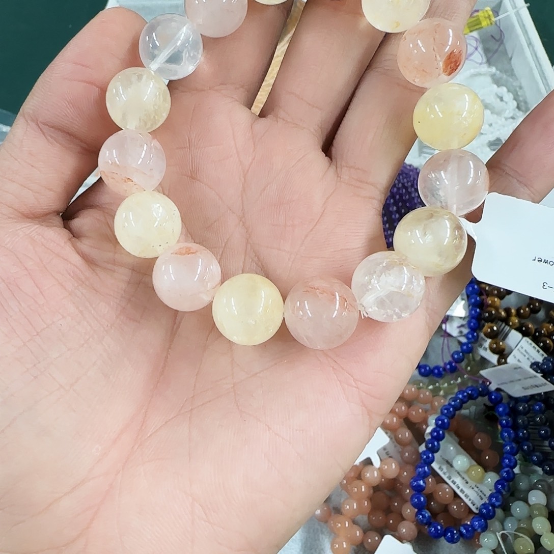 手链水晶未镶嵌卡13彩胶花