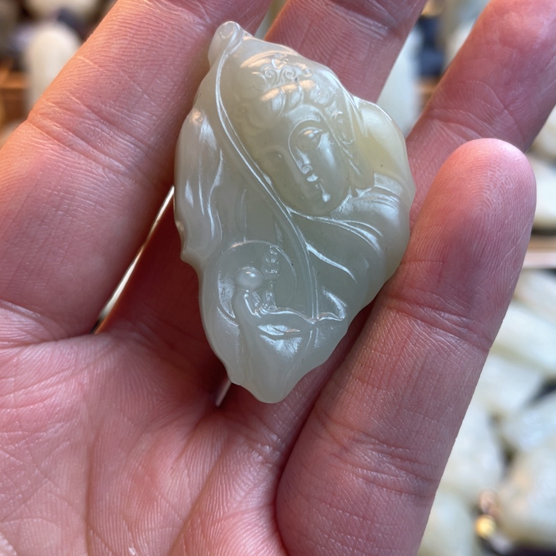 和田玉颈饰未镶嵌