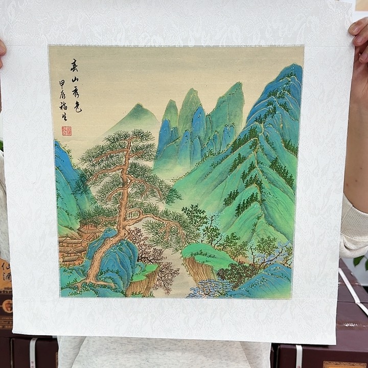 国画书法作品多次参加