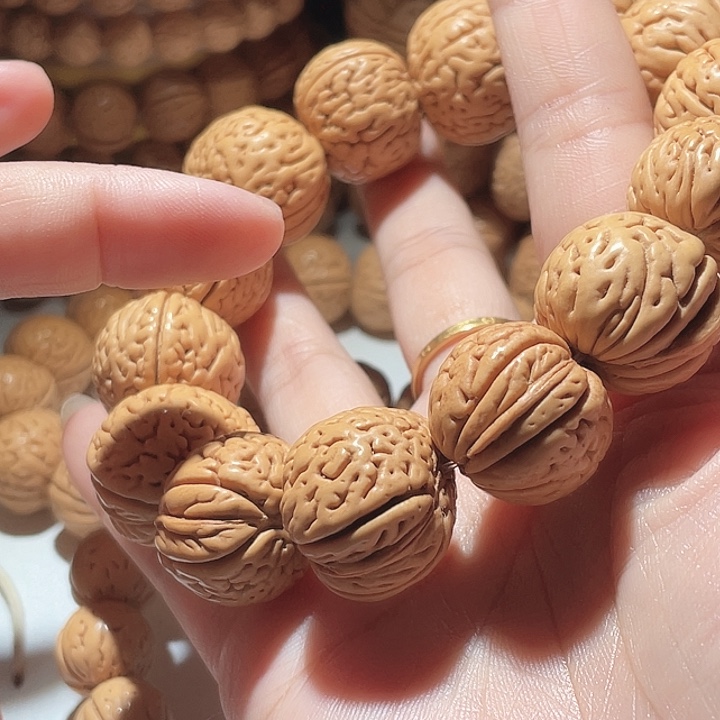 云***出吊坠桃核桃核手串磨盘46