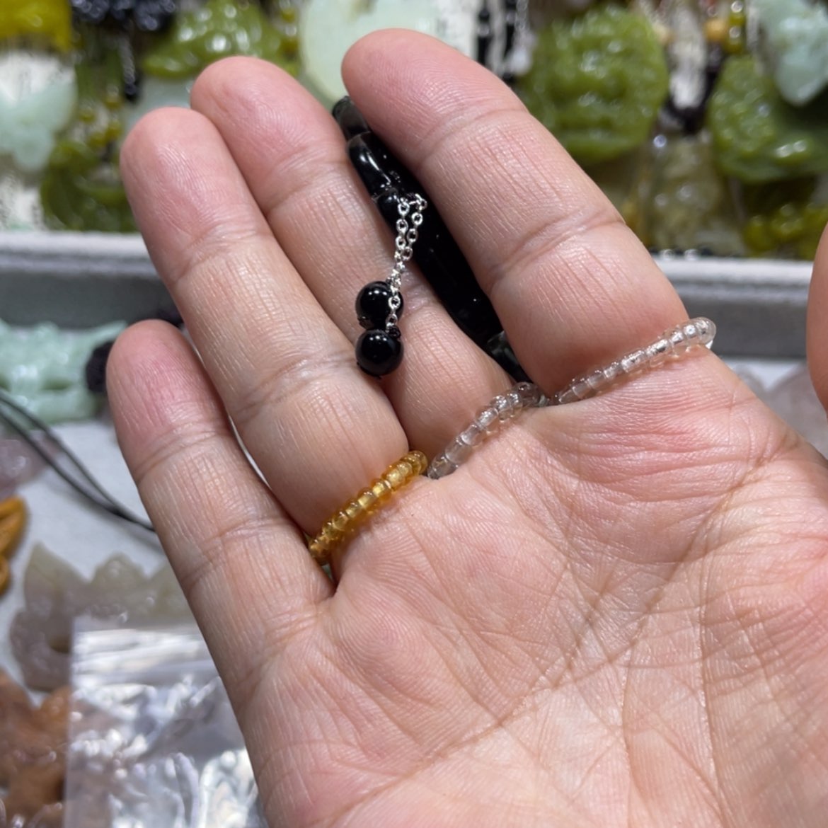 【闪购商品】岫玉颈饰未镶嵌南*73提溜