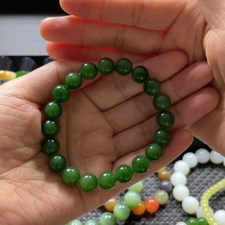 和田玉手链未镶嵌