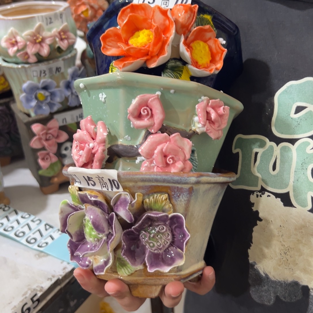 满20米秒退拉黑花盆