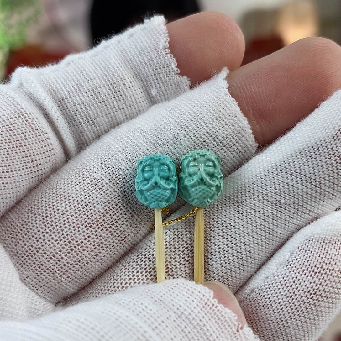 绿松石珠宝奇石未镶嵌