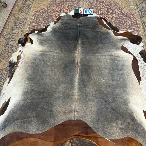 【本尼家】K553 230x195cm专拍牛皮地毯家用轻奢