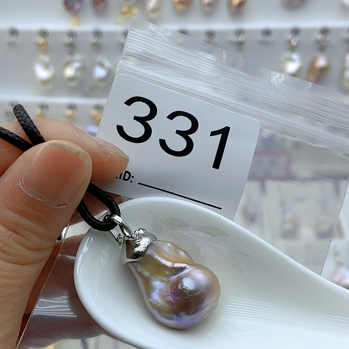 淡水珍珠颈饰银S925镶嵌