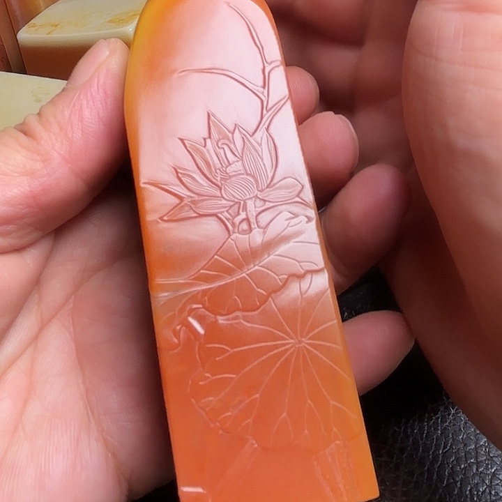 老挝石精美薄意花鸟