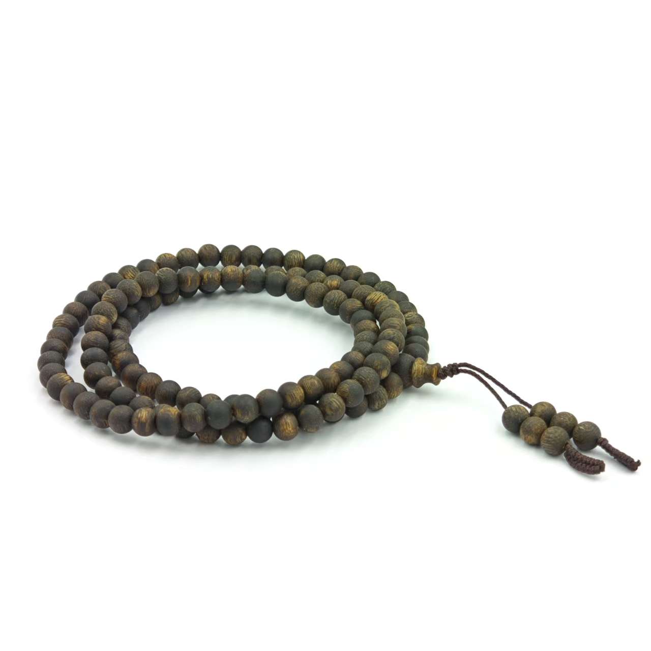 沉香棋楠沉水圆珠佛珠6mm 多样性发一 BSK1133D-10