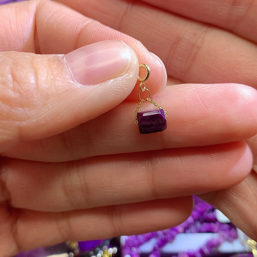 【闪购商品】苏纪石（舒俱来）吊坠18K金镶嵌