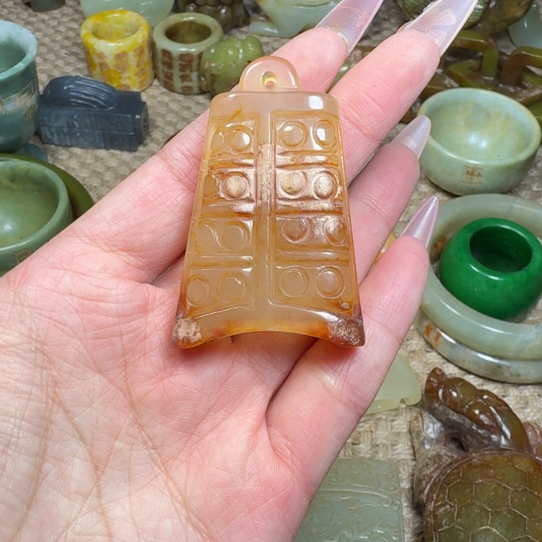 白玉菩提吊坠挂件