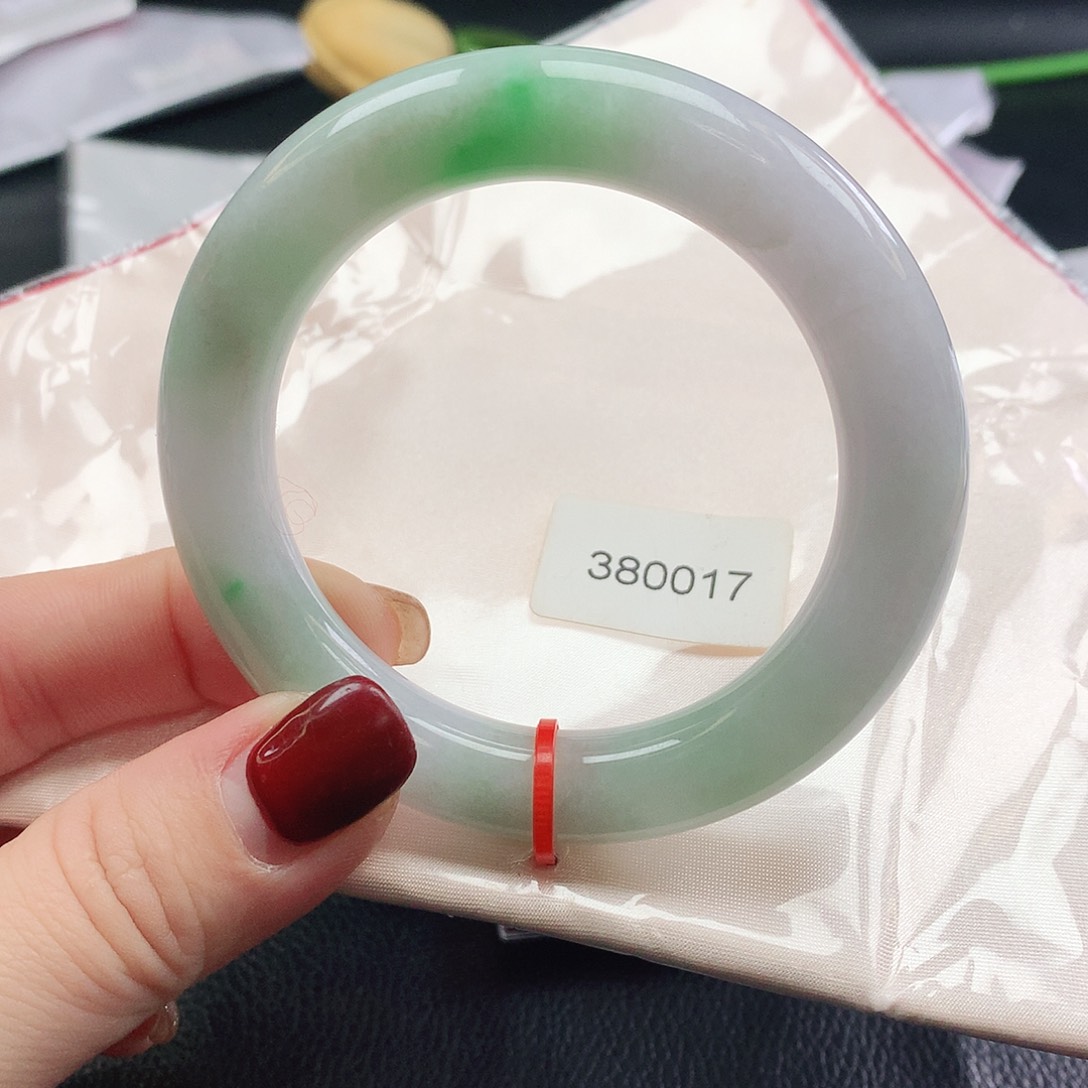 翡翠手镯未镶嵌圆条380017