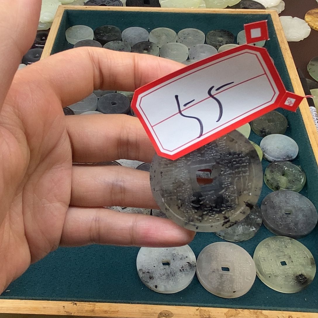 蛇纹石玉颈饰未镶嵌-**-55