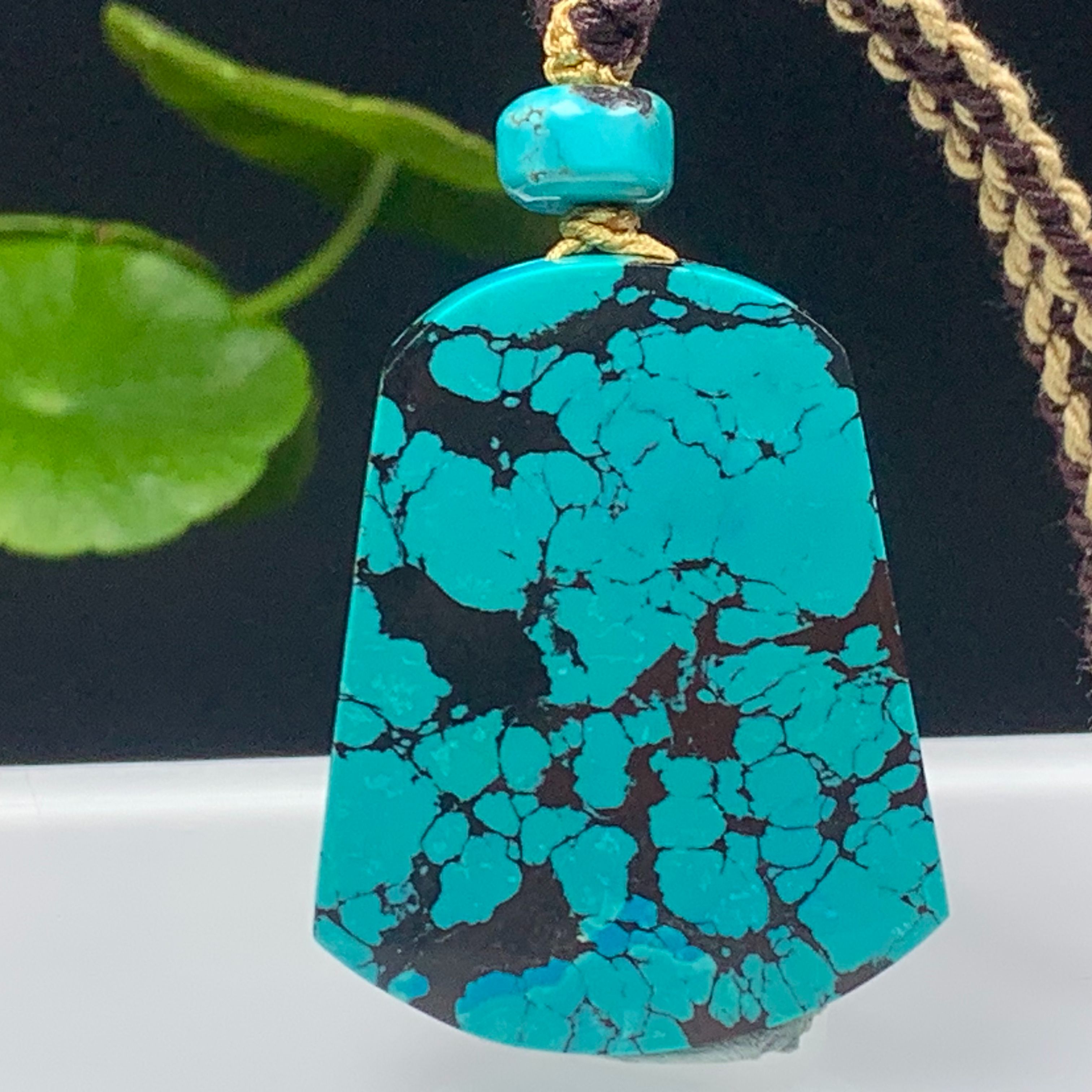 F298珠宝玉石精选绿松石吊坠