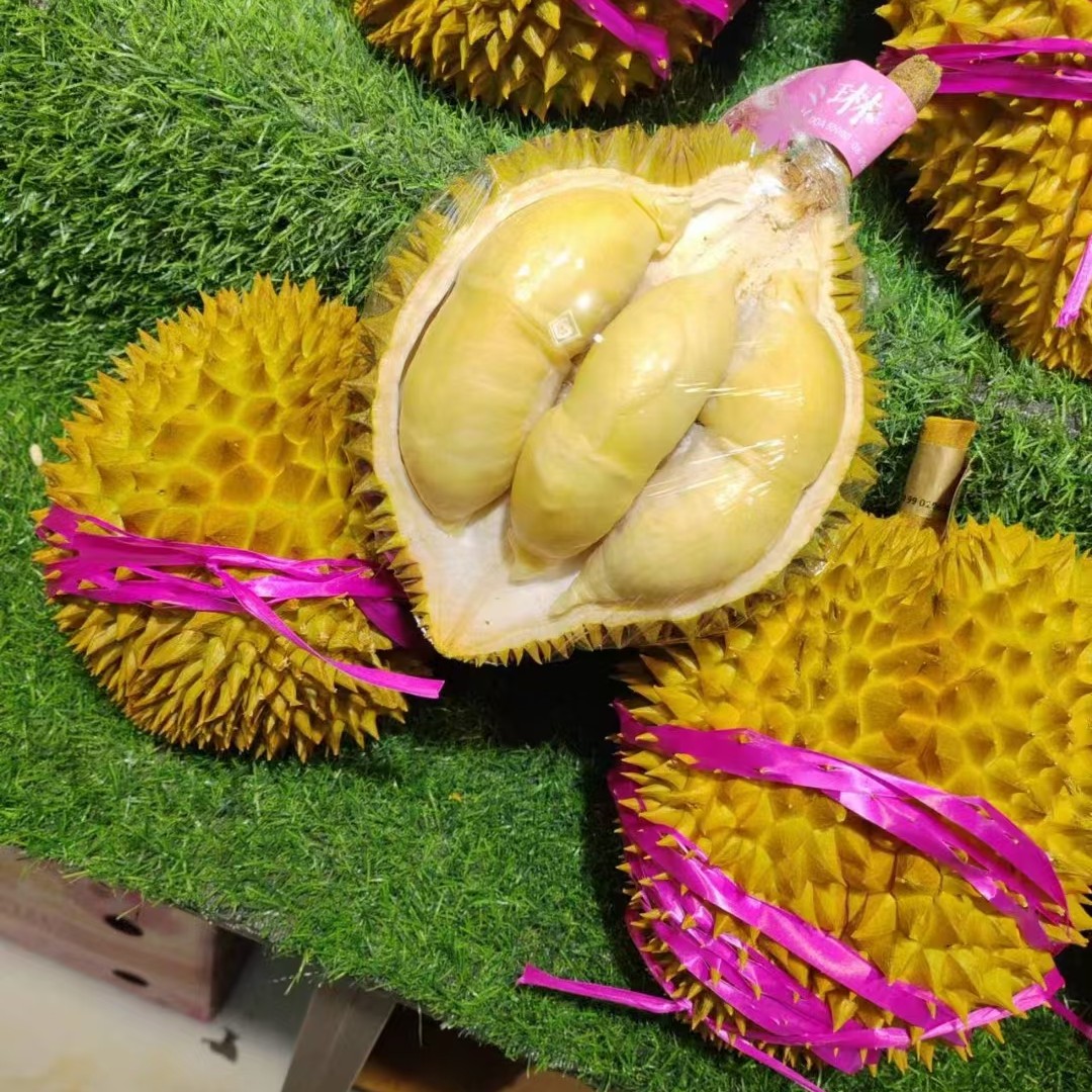 泰国金枕树熟鲜榴莲核小500克左右金枕泰国