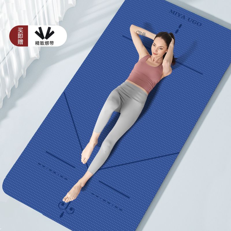 外贸尾单180*66宽加宽加厚双色防滑隔音减震家用瑜伽垫