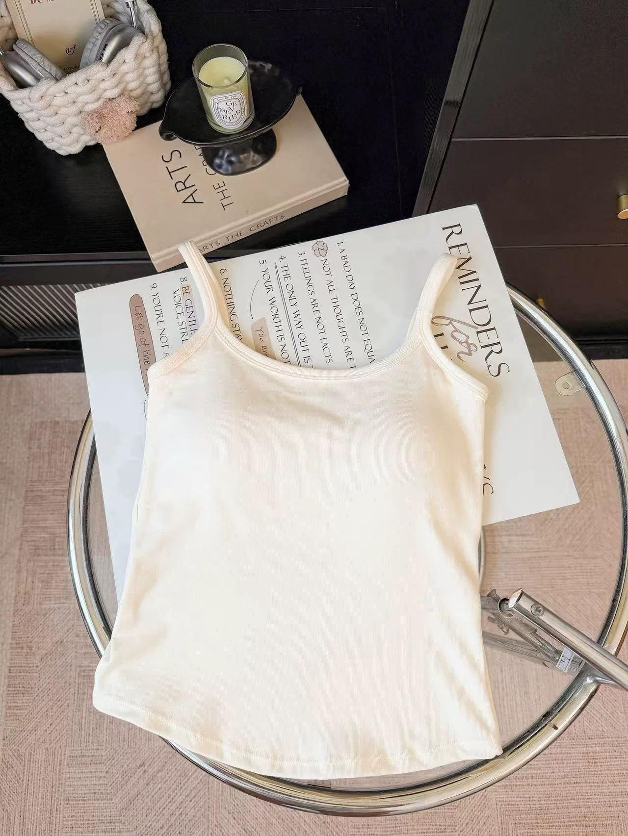 QinYu女装/加绒一体杯乳胶垫美背