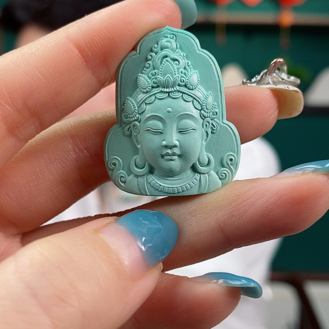 绿松石珠宝奇石未镶嵌