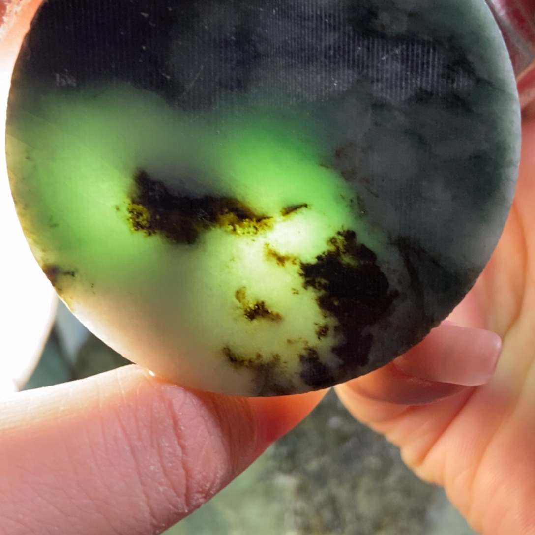 翡翠未镶嵌挂件天然翡翠