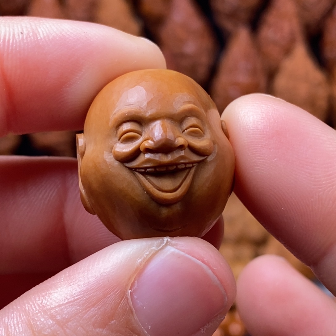 橄榄核手串/手链2.1笑佛头吊坠