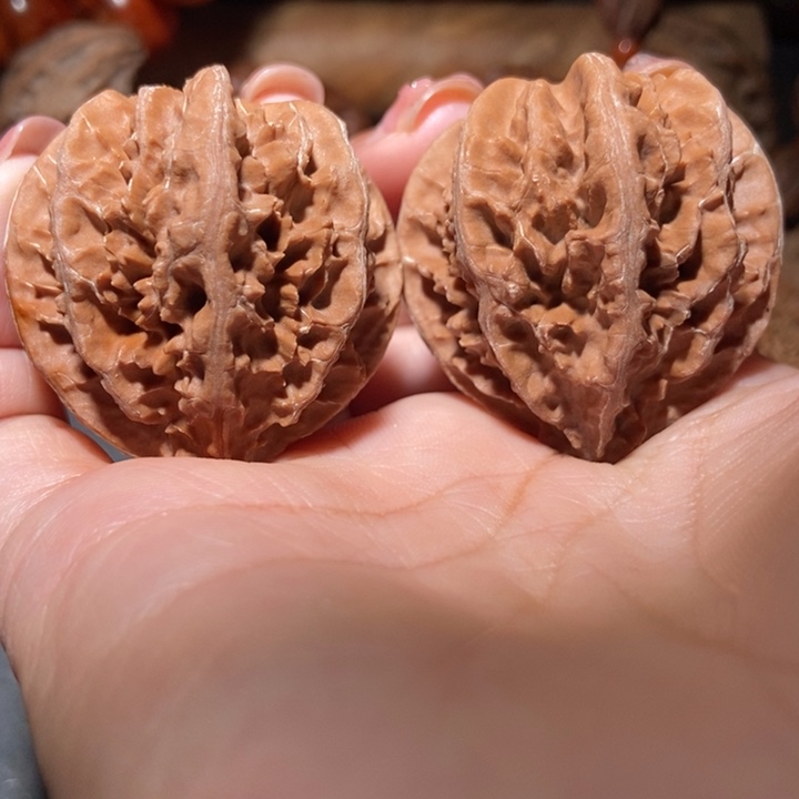 把件文玩核桃东北楸子小雪214