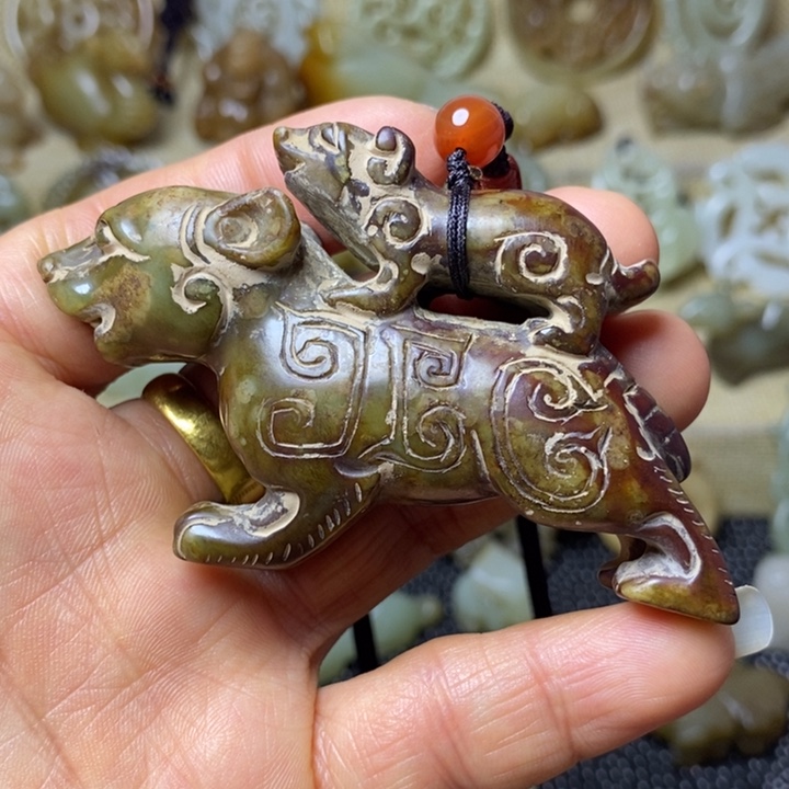 和田玉挂件未镶嵌