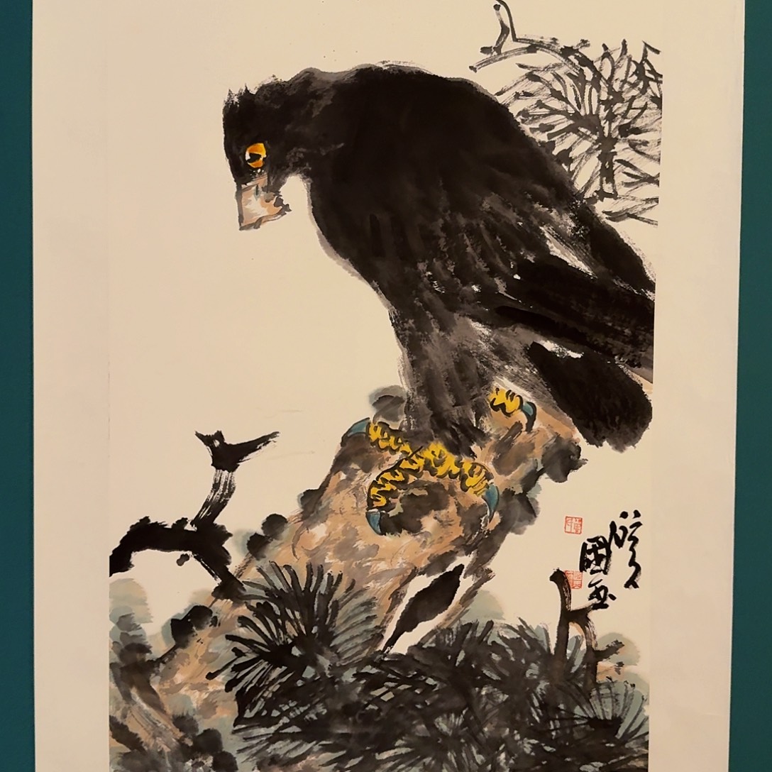 国画单老师作品画作