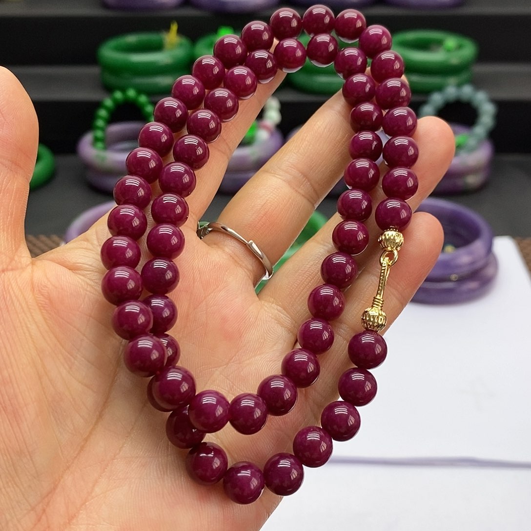 项链未镶嵌石英质玉