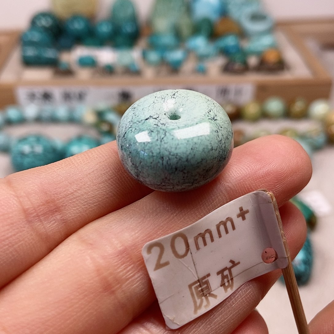 未镶嵌绿松石珠宝半成品