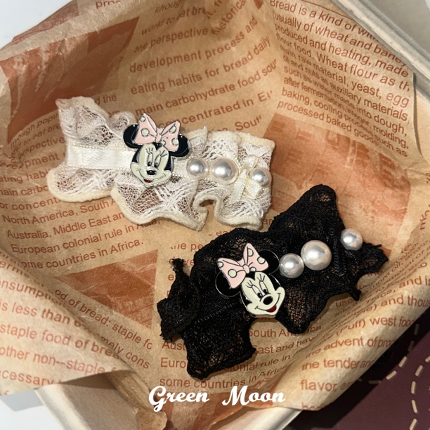 【斑驳磁带】甜酷可爱米老板卡通发夹辣妹B045