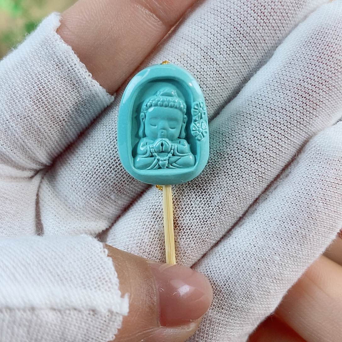 未镶嵌绿松石珠宝奇石