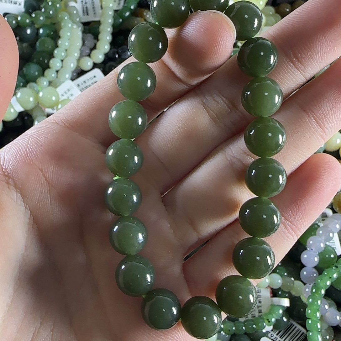 和田玉手链未镶嵌19