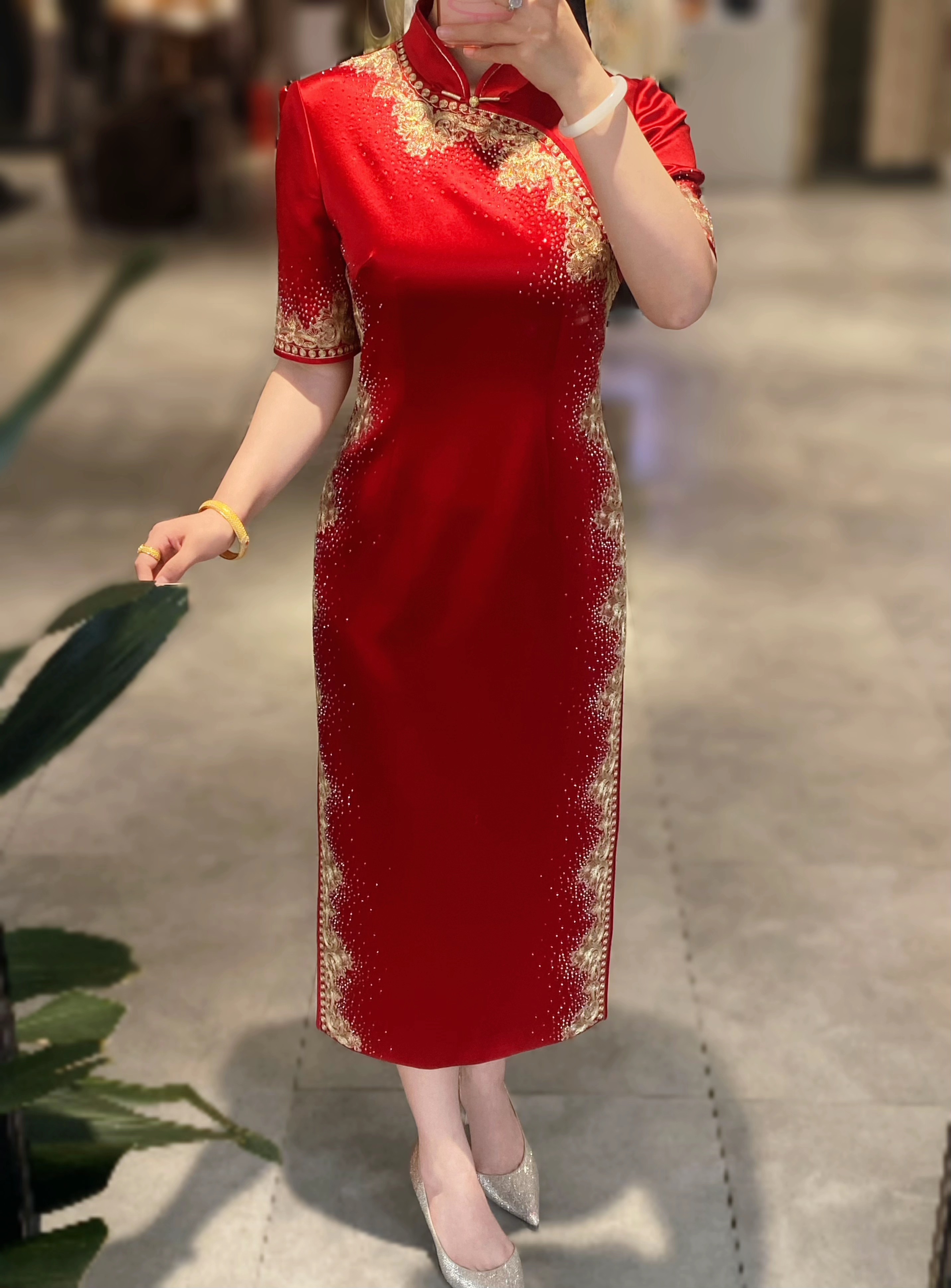 【三卿锦绣】金玉满堂一字扣高端礼服