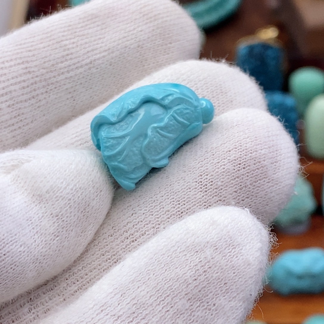 未镶嵌绿松石珠宝奇石