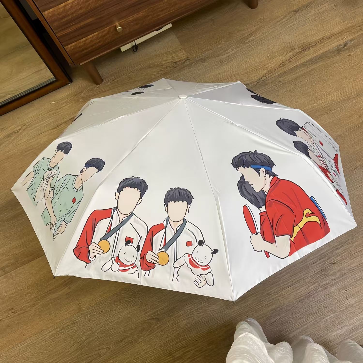 莎头卡通可爱遮阳伞