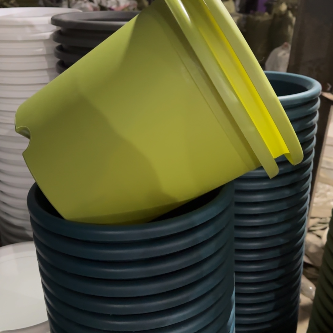 树脂四季盆6#无拖果绿微瑕7