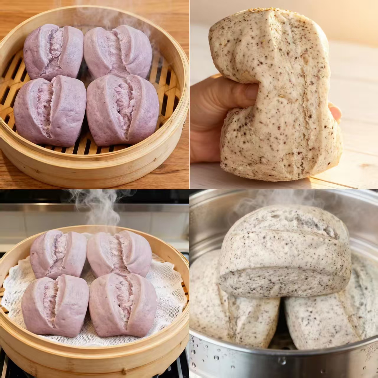 [混合装]老面馒头杂粮馒头恩施传统工艺夜宵充饥主食正宗老面馒头
