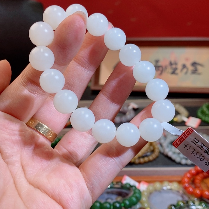 和田玉手链未镶嵌