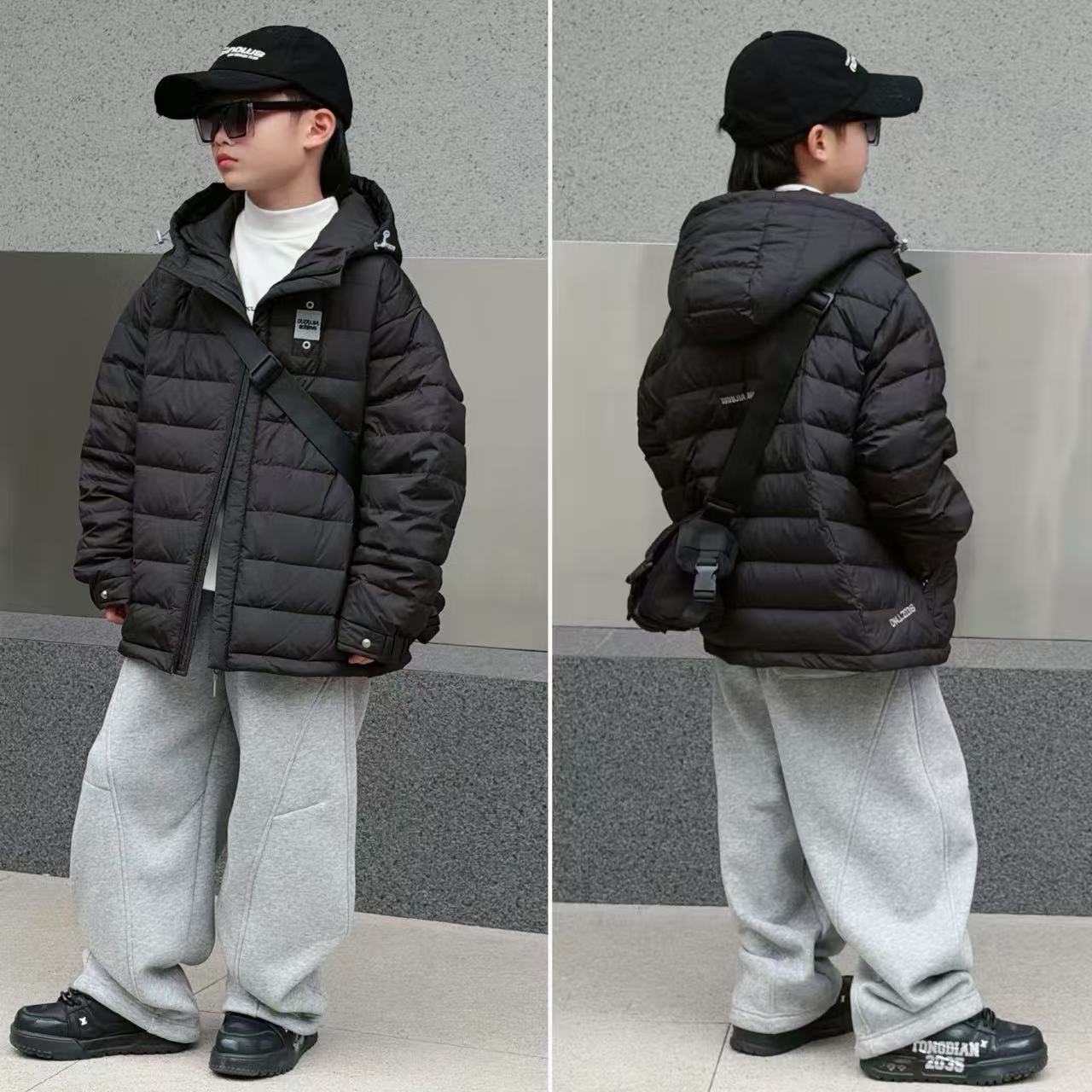 【嘟妈童装】男童冬季羽绒服中大童保暖外套上衣韩版7901